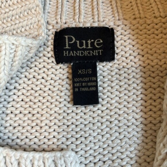 Cotton Summer blazer by pure hand knit entirely handmade - Picture 2 of 8